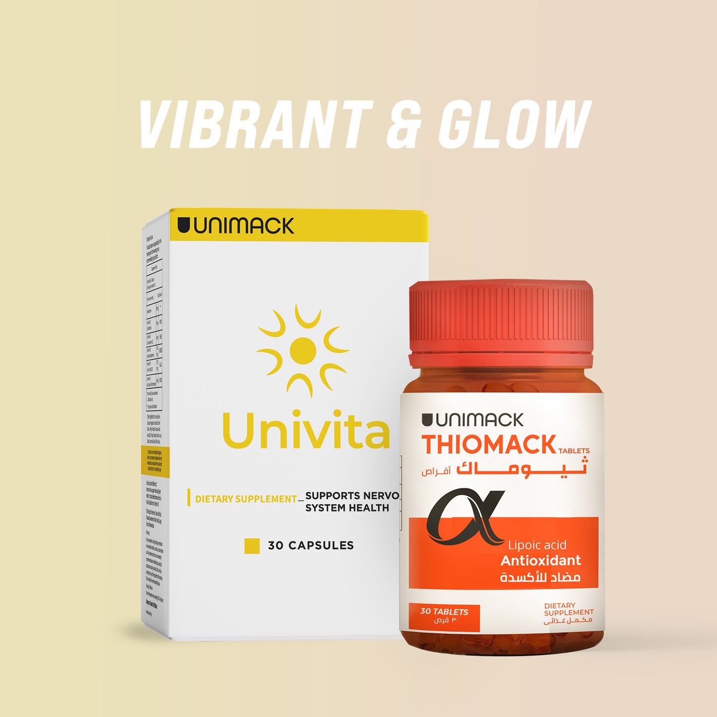 Vibrant & Glow Bundle (Thiomack + Univita)