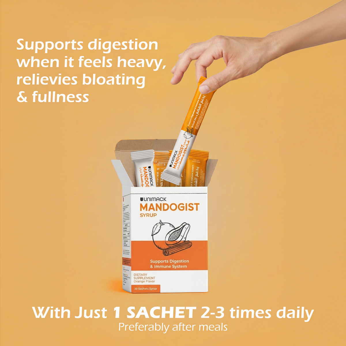 MANDOGIST BUNDLE (250ml + 20 Sachets)